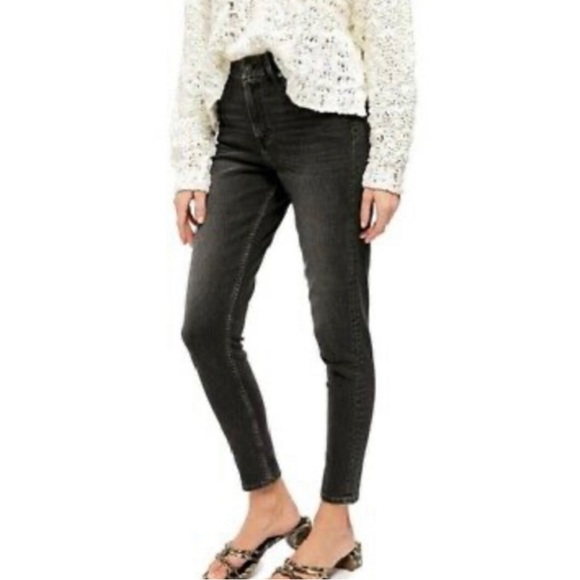 We the Free People Montana Skinny Jeans in Milkyway Black Women's Size 26 New - Picture 3 of 6